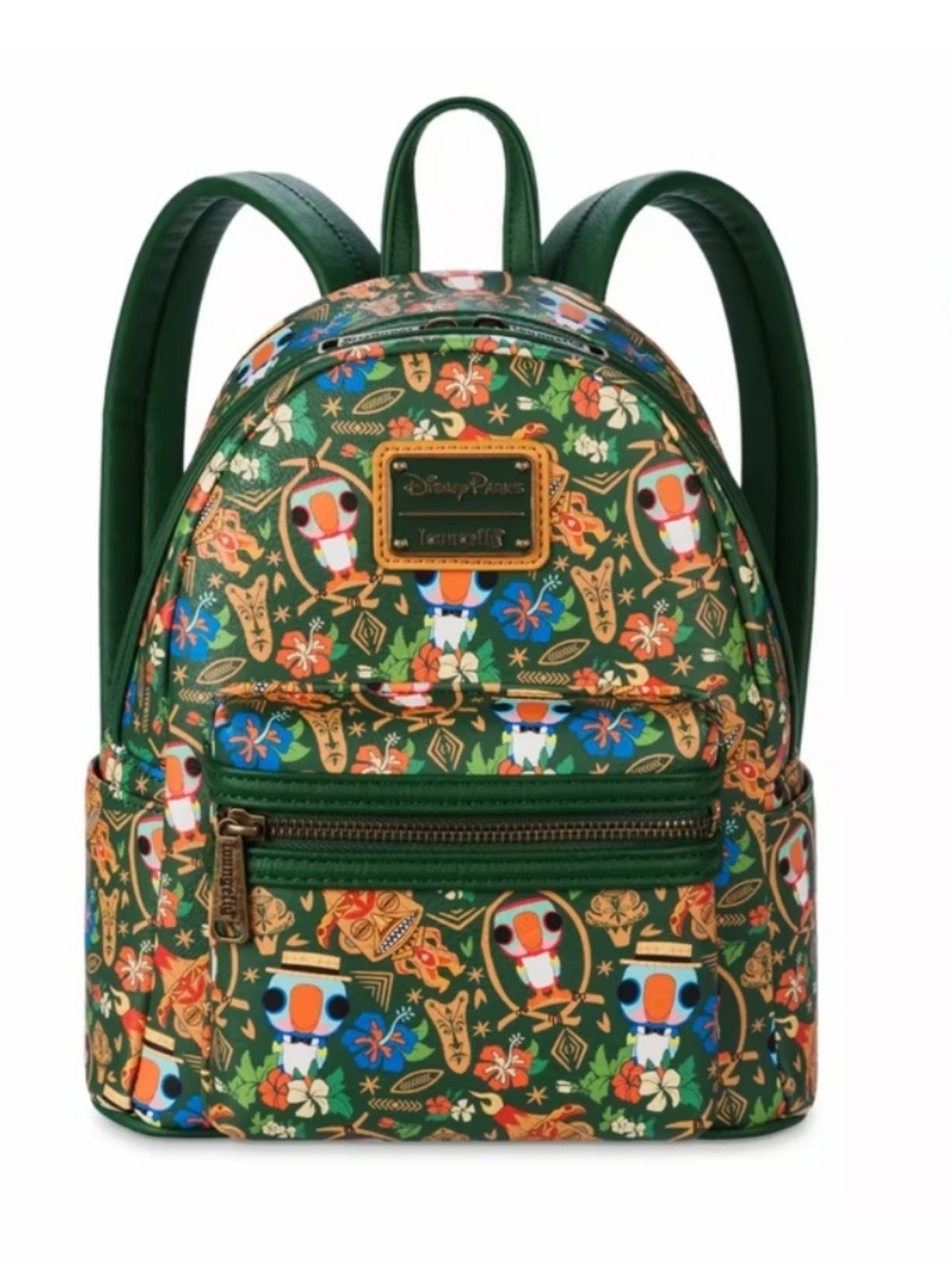 Loungefly Disney Parks Enchanted Tiki Room Backpack Green